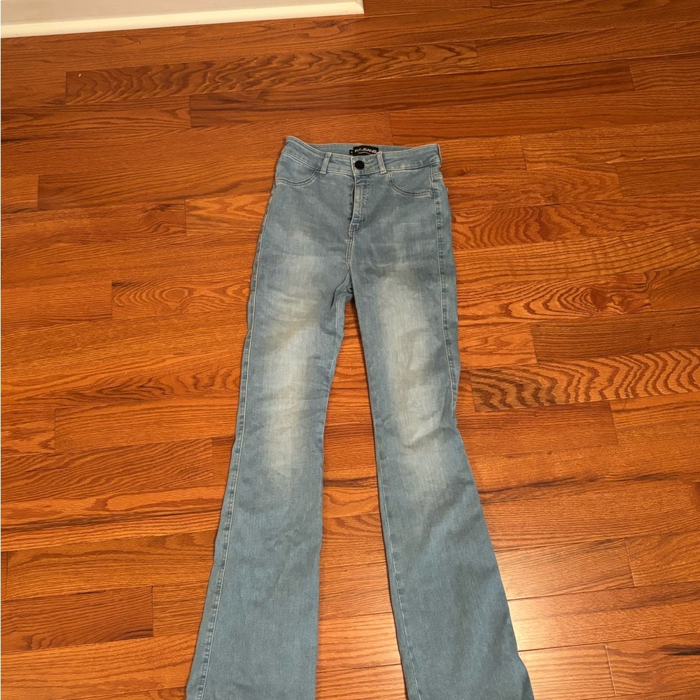 FITJEANS Arctic Light Blue Flare Women's Jeans